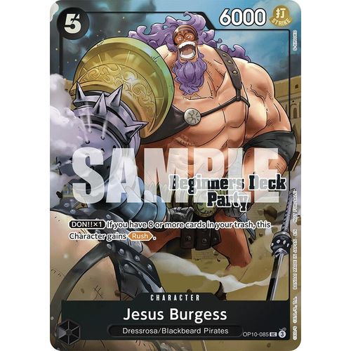 Jesus Burgess (Beginners Deck Party [ST-23] - [ST-28] Winner Pack) (OP10-085) (One Piece Promotion Cards)