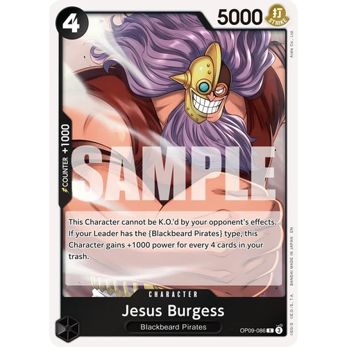 Jesus Burgess (Reprint) (OP09-086) (Premium Booster -The Best- Vol. 2)