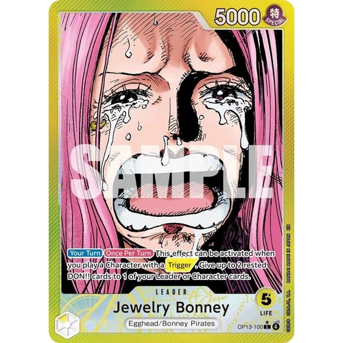Jewelry Bonney (100) (Alternate Art) (OP13-100) (Carrying On His Will)