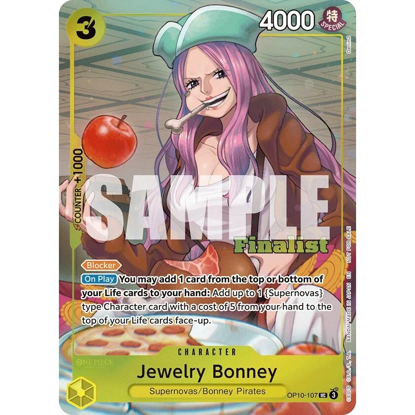 Jewelry Bonney (CS 25-26 Finalist Card Set 2) (OP10-107) (One Piece Promotion Cards)