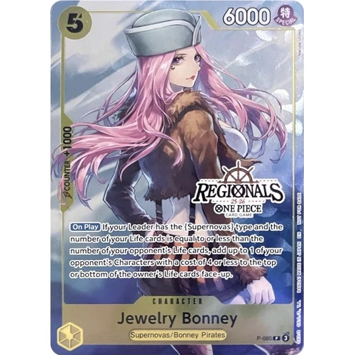 Jewelry Bonney (CS 25-26 Regionals Textured Chase Promo) (P-085) (One Piece Promotion Cards)