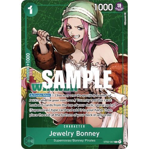 Jewelry Bonney (Tournament Pack Vol. 3) [Winner] (ST02-007) [One Piece Promotion Cards]