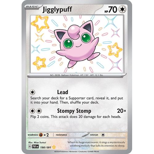 Jigglypuff (198/091) [SV: Paldean Fates]