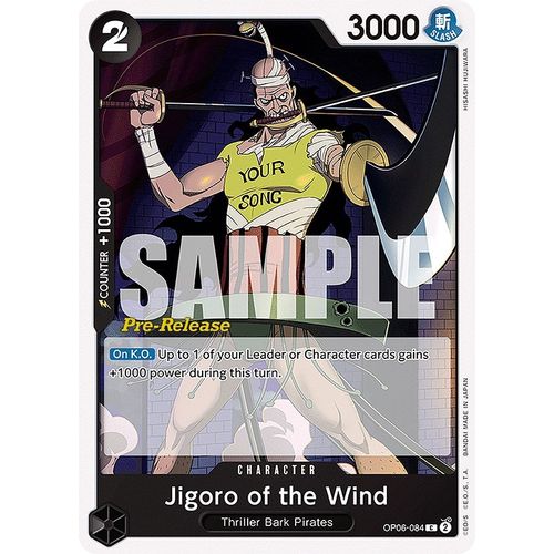 Jigoro of the Wind (OP06-084) [Wings of the Captain Pre-Release Cards]