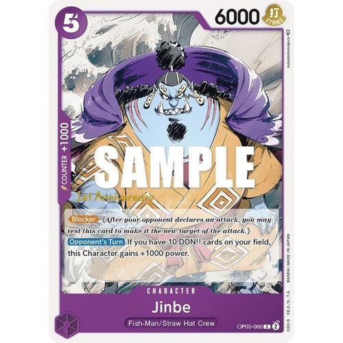 Jinbe (OP05-066) [Awakening of the New Era: 1st Anniversary Tournament Cards]