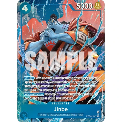 Jinbe - PRB02-007(Alternate Art) (PRB02-007) (Premium Booster -The Best- Vol. 2) (PRB-02)