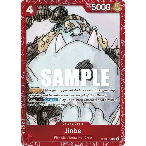 Jinbe (Premium Card Collection -ONE PIECE FILM RED Edition-) (OP01-014) [One Piece Promotion Cards]