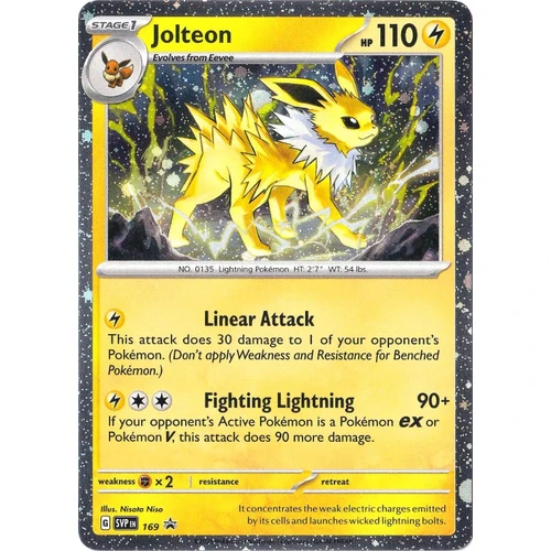 Jolteon - 169 (Cosmos Holo) (135/165) (SV: Scarlet & Violet Promo Cards)