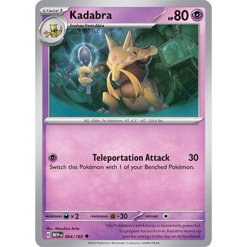 Kadabra (064/165) [SV: Scarlet & Violet 151]