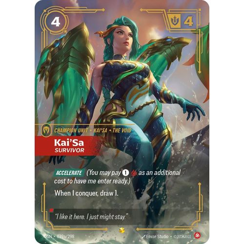 Kai'Sa - Survivor (Alternate Art) (039a/298) (Origins)