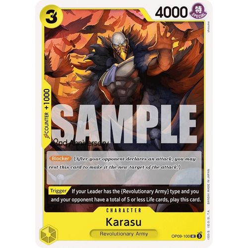 Karasu (OP09-100) [Emperors in the New World: 2nd Anniversary Tournament Cards]
