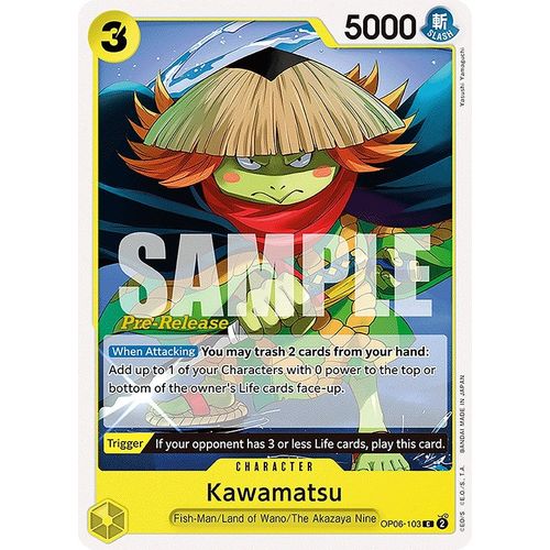 Kawamatsu (OP06-103) [Wings of the Captain Pre-Release Cards]