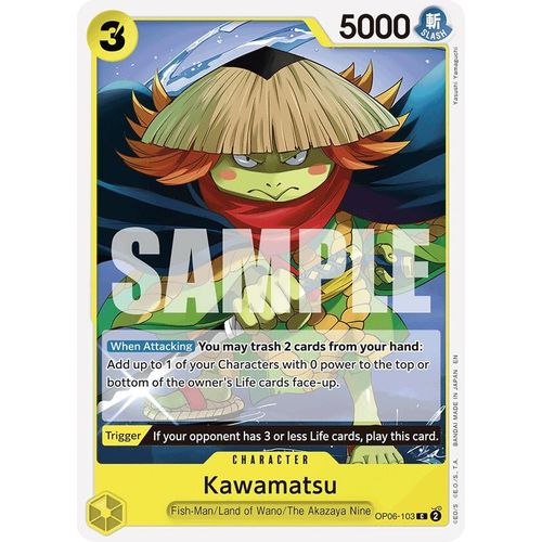 Kawamatsu (Reprint) (OP06-103) [Starter Deck 28: GREEN/YELLOW Yamato]
