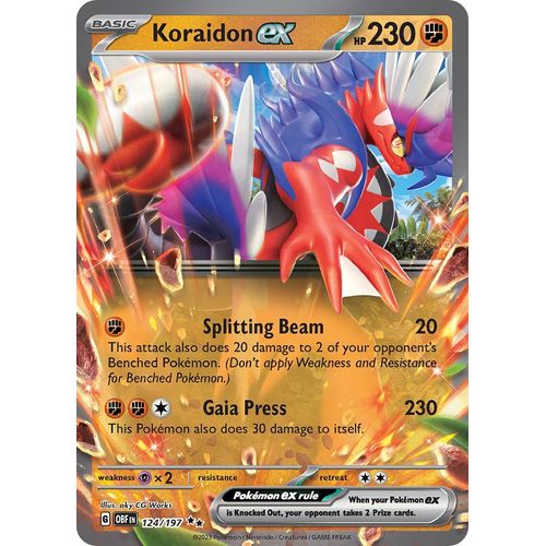 Koraidon ex (124/197) [SV03: Obsidian Flames]