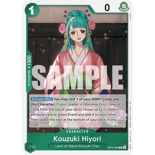 Kouzuki Hiyori (OP12-028) (Legacy of the Master)
