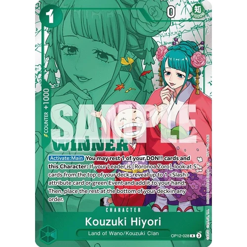 Kouzuki Hiyori (Winner Pack 2026 Vol. 1) (OP12-028) (One Piece Promotion Cards)