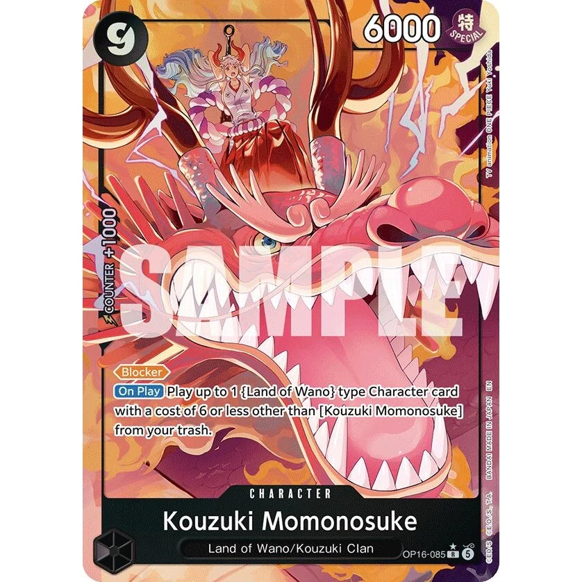 Kouzuki Momonosuke (085) (Alternate Art) (OP16-085) (The Time of Battle)
