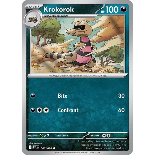 Krokorok (065/094) (ME02: Phantasmal Flames)