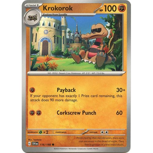 Krokorok (116/198) [SV01: Scarlet & Violet Base Set]