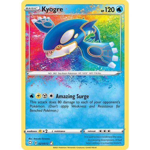 Kyogre (021/072) (Shining Fates)