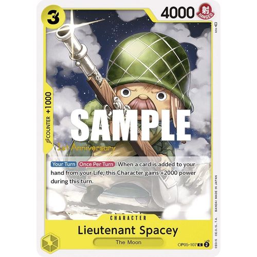 Lieutenant Spacey (OP05-107) [Awakening of the New Era: 1st Anniversary Tournament Cards]