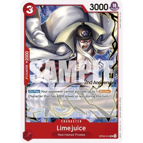 Limejuice (OP09-014) [Emperors in the New World: 2nd Anniversary Tournament Cards]