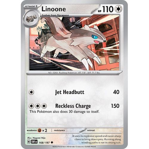Linoone (168/197) [SV03: Obsidian Flames]