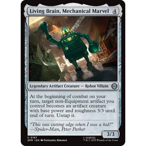Living Brain, Mechanical Marvel (167) (Marvel's Spider-Man)