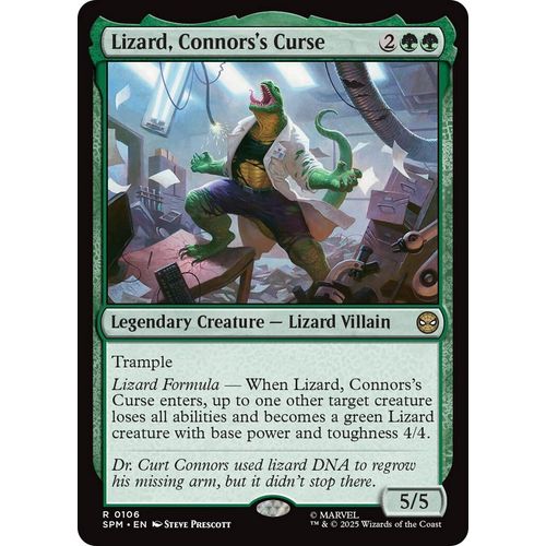 Lizard, Connors's Curse (106) (Marvel's Spider-Man)