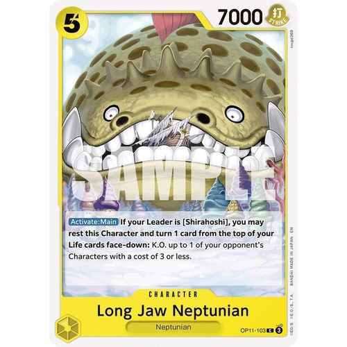Long-Jaw Neptunian (OP11-103) [A Fist of Divine Speed]