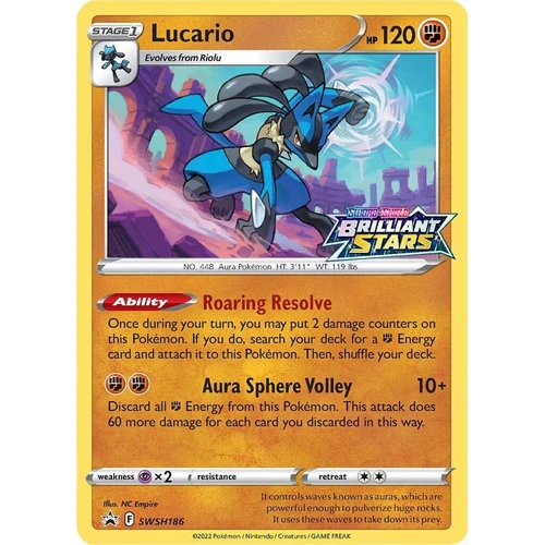 Lucario - SWSH186 (SWSH186) (SWSH: Sword & Shield Promo Cards)