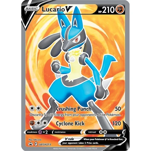 Lucario V - SWSH213 (SWSH213) (SWSH: Sword & Shield Promo Cards)