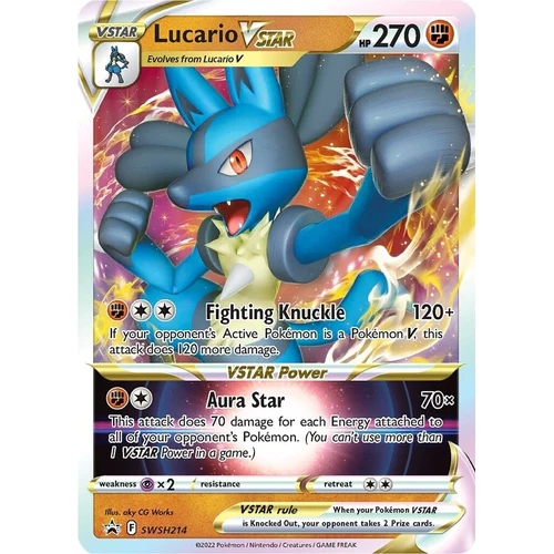 Lucario VSTAR - SWSH214 (SWSH214) (SWSH: Sword & Shield Promo Cards)