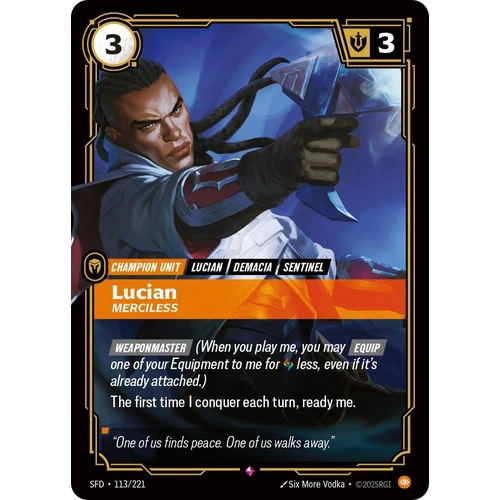 Lucian - Merciless (113/221) (Spiritforged)
