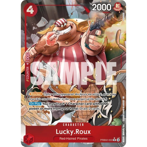 Lucky.Roux (Alternate Art) (PRB02-003) (Premium Booster -The Best- Vol. 2)