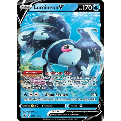 Lumineon V - SWSH250 (SWSH250) (SWSH: Sword & Shield Promo Cards)