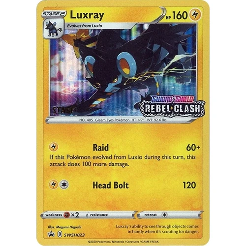 Luxray - SWSH023 (Prerelease) [Staff] (SWSH023) (SWSH: Sword & Shield Promo Cards)