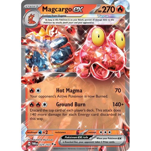 Magcargo ex (029/167) [SV06: Twilight Masquerade]