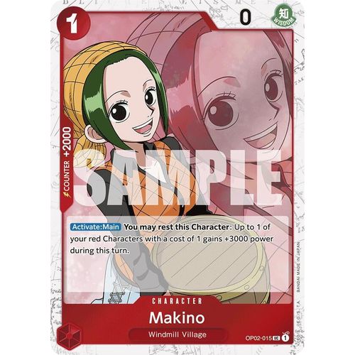 Makino (Jolly Roger Foil) (OP02-015) [Premium Booster -The Best-]