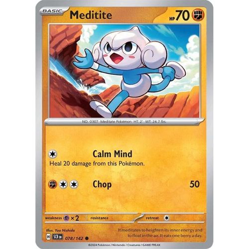 Meditite (078/142) [SV07: Stellar Crown]