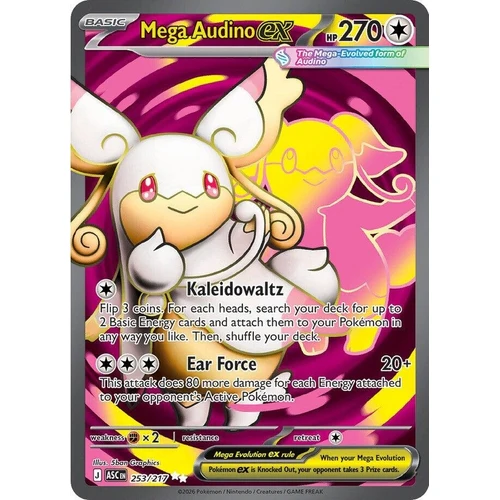 Mega Audino ex (253/217) (ME: Ascended Heroes)