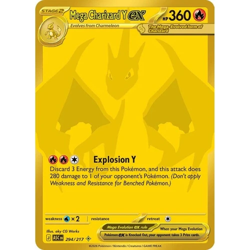 Mega Charizard Y ex (294/217) (ME: Ascended Heroes)