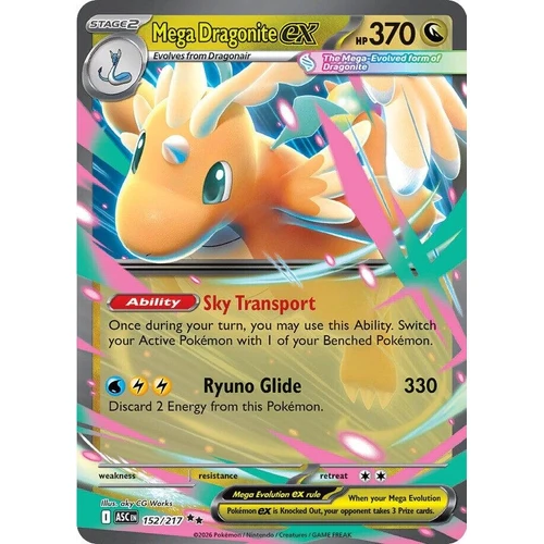 Mega Dragonite ex (152/217) (ME: Ascended Heroes)