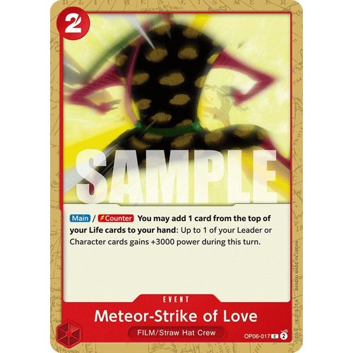 Meteor-Strike of Love (OP06-017) [Wings of the Captain]