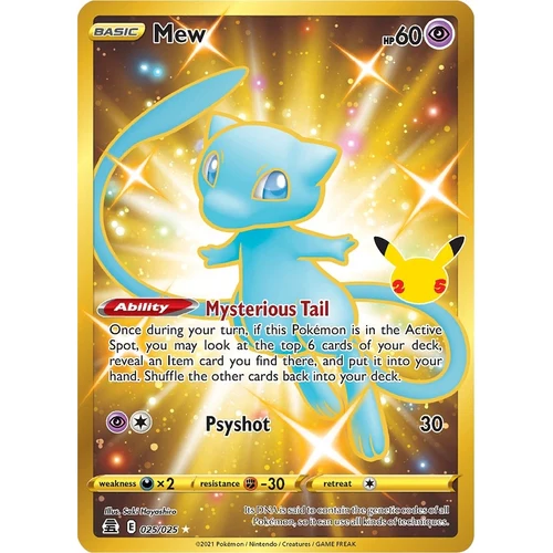 Mew (Secret) (025/025) (Celebrations)