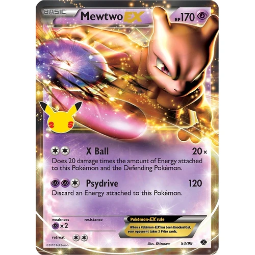 Mewtwo EX (54/99) (Celebrations: Classic Collection)