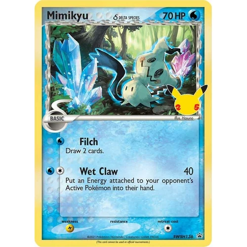 Mimikyu (Delta Species) - SWSH136 (SWSH136) (SWSH: Sword & Shield Promo Cards)