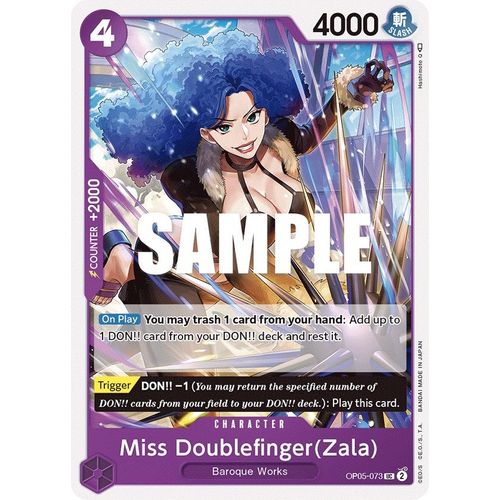 Miss Doublefinger(Zala) (OP05-073) [Awakening of the New Era]