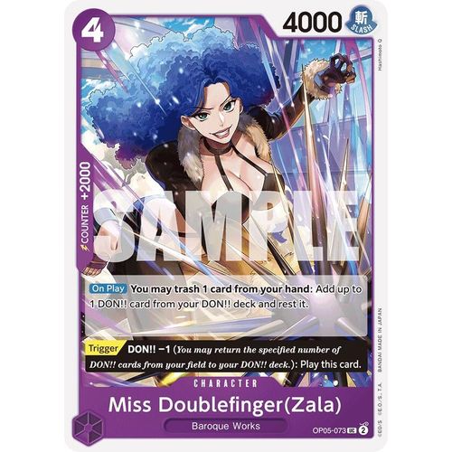 Miss Doublefinger(Zala) (Reprint) (OP05-073) [Premium Booster -The Best-]