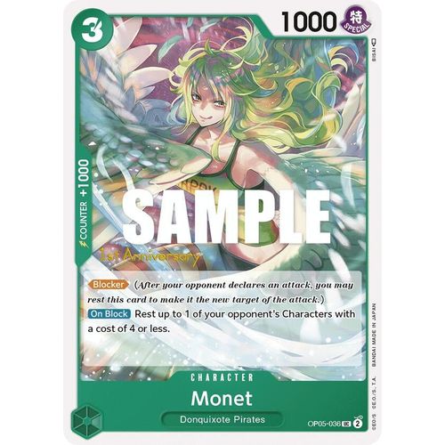 Monet (OP05-036) [Awakening of the New Era: 1st Anniversary Tournament Cards]